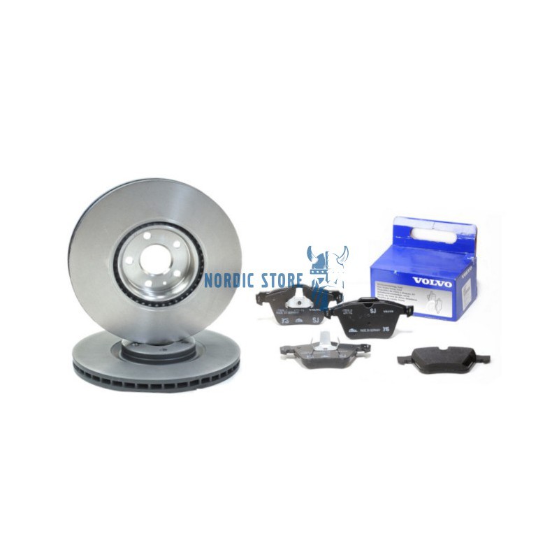 Volvo gyári alkatrészek, Volvo 31400764 első féktárcsa és 30793857 fékbetét csomag