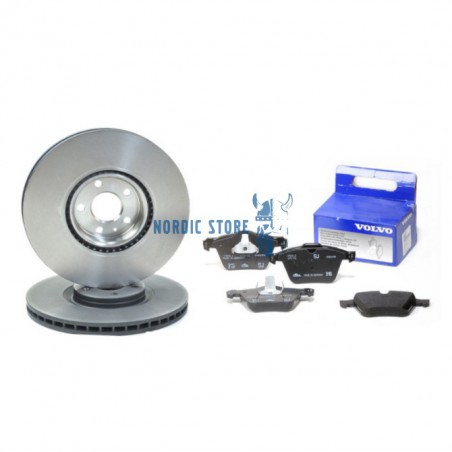 Volvo gyári alkatrészek, Volvo 31400764 első féktárcsa és 30793857 fékbetét csomag