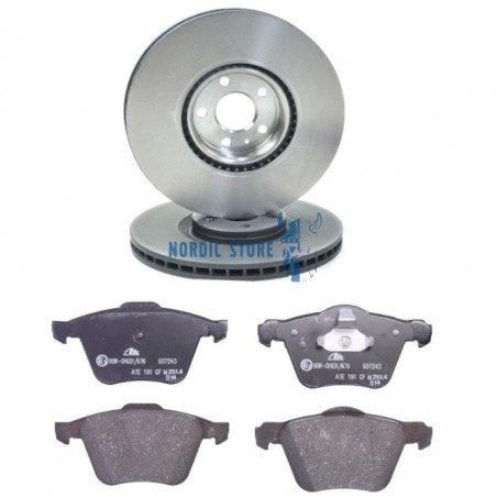 Volvo alkatrészek, ATE 336 mm első féktárcsa és első fékbetét csomag