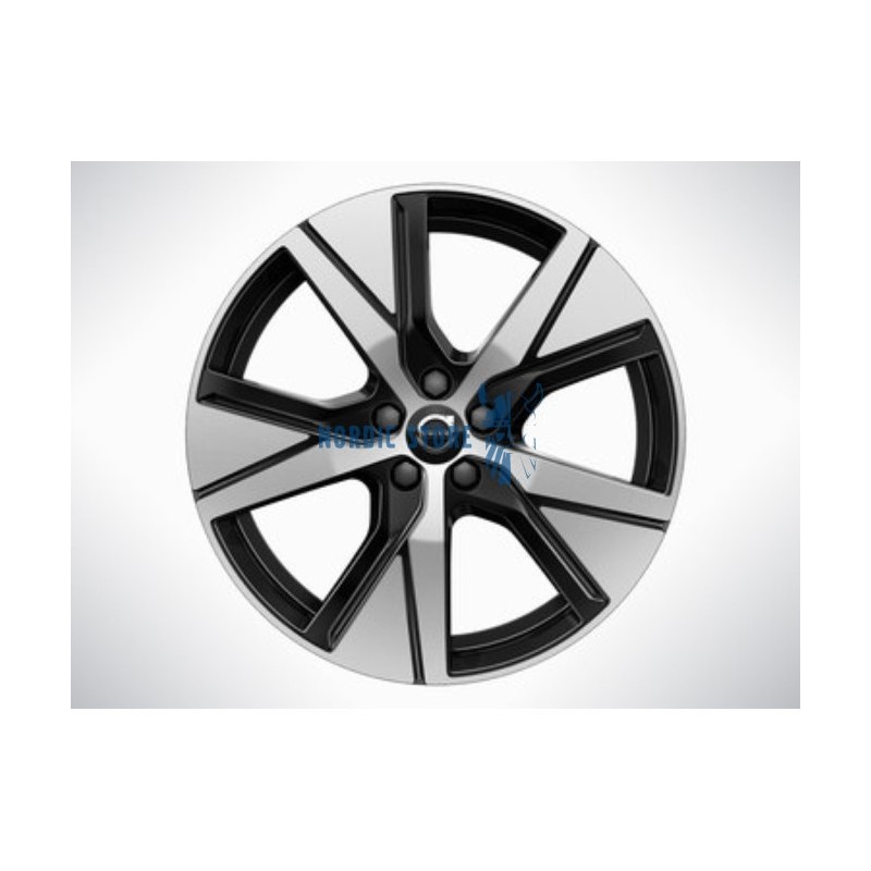 Volvo gyári alkatrészek, Volvo 32243375 19" 5-Spoke Black Diamond Cut alufelni