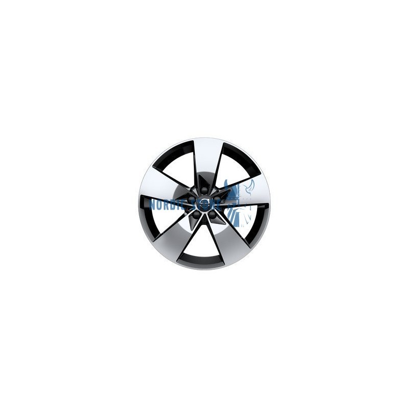 Volvo gyári alkatrészek, Volvo 31445813 19" 5-Spoke Black Diamond Cut alufelni.