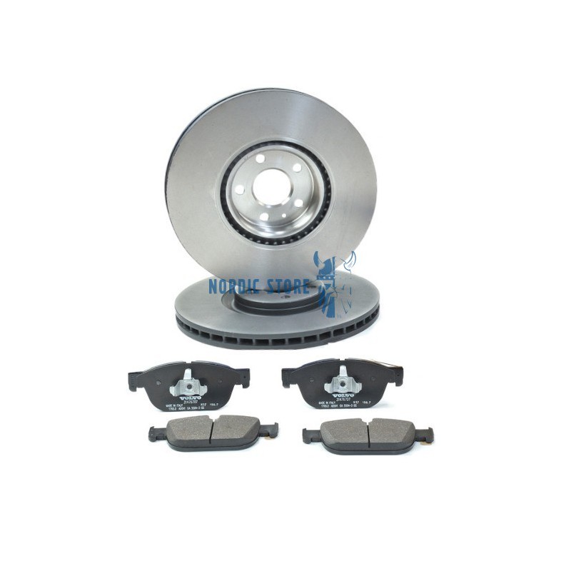 VolvoXC60 2018  után gyártott modellekhez Volvo gyári hátsó fékbetét és tárcsa csomag.