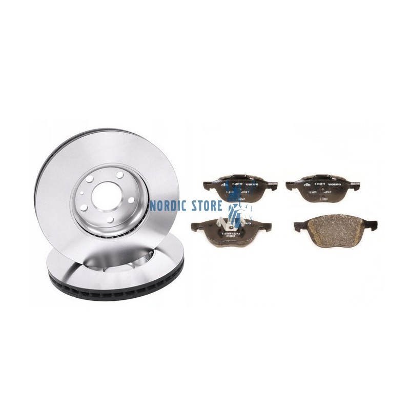 Volvo gyári fék csomag Volvo V40.31400818, 32373149 fékbetét és tárcsa