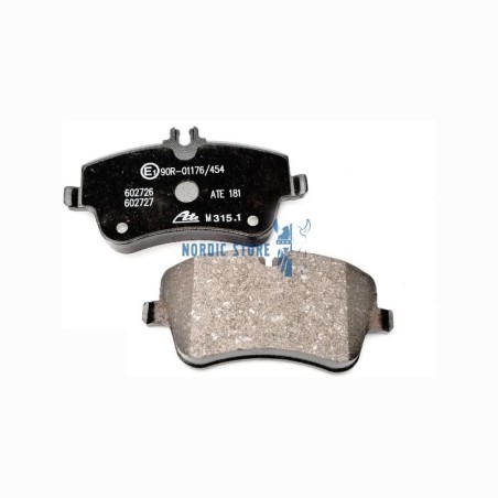 Volvo alkatrészek, ATE 13.0460-5520.2 első fékbetét készlet.