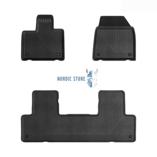 Volvo EX90 gumiszőnyeg, Volvo 32332038 fekete gumiszőnyeg készlet