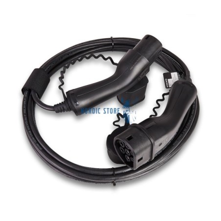 Volvo gyári alkatrészek, Volvo 32324602 hálózati töltőkábel 7 méteres, TYPE 2 csatlakozóval.