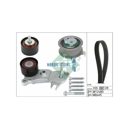 Volvo alkatrészek, INA 530076210 vezérlés készlet Volvo 32298420