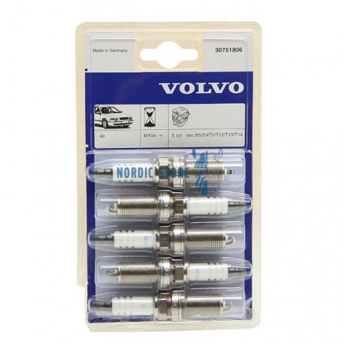 Volvo gyári alkatrészek, Volvo 30751806 gyújtógyertya készlet