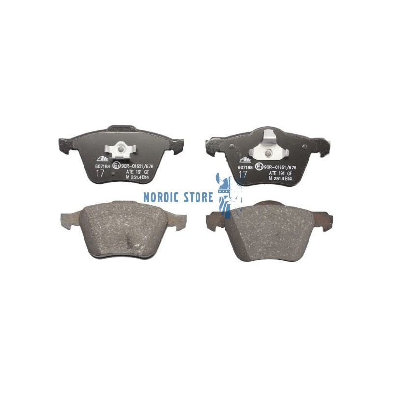 Volvo alkatrészek, ATE 13.0460-7188.2 első fékbetét Volvo XC90 I.