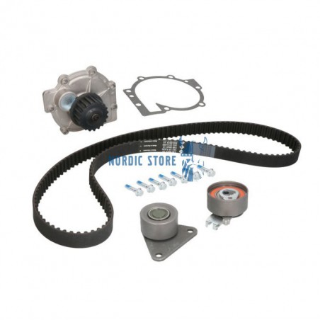 Volvo alkatrészek, INA 530006330 vezérlés készlet vízpumpával Volvo 5 hengeres motorokhoz.